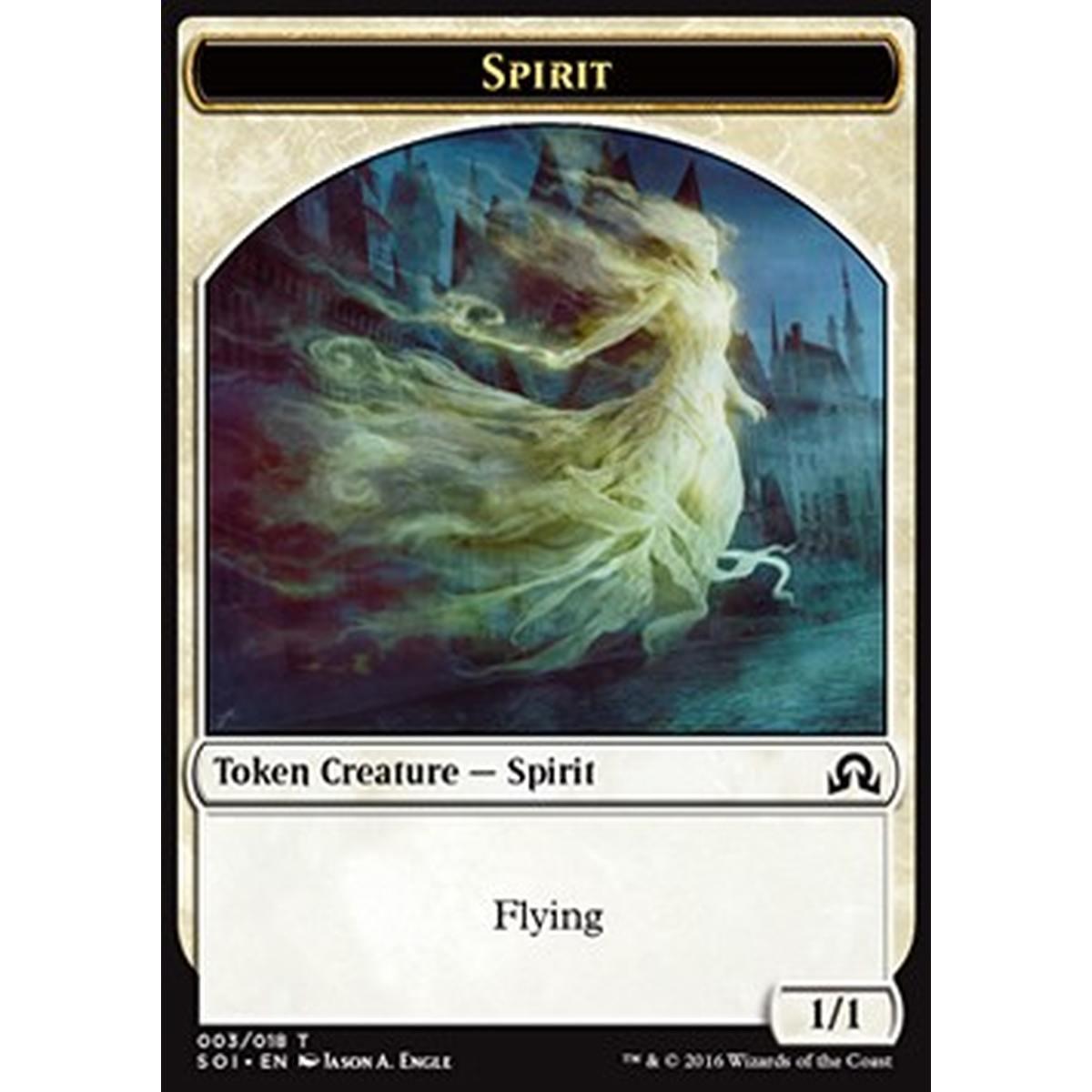 Spirit Token (White 1/1) - Spirit Token (White 1/1) - [SOI] [NM]