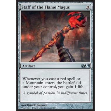 Staff of the Flame Magus - Bastone del Magus Infuocato - [M14] [NM]