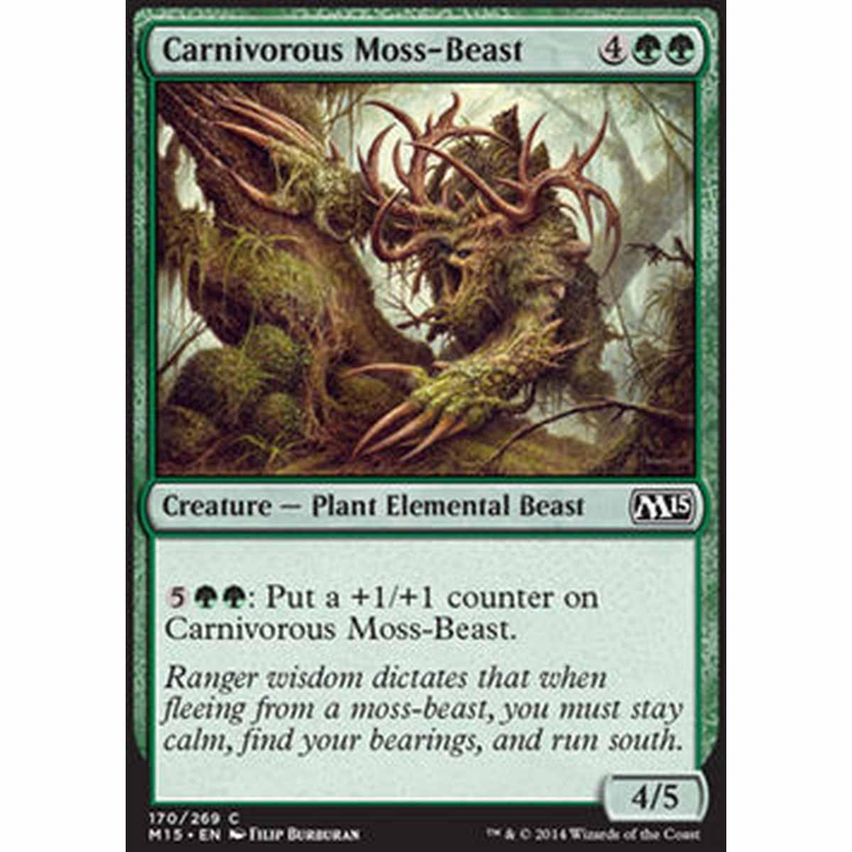 Carnivorous Moss-Beast - Muscoterio Carnivoro - [M15] [NM] [Foil]