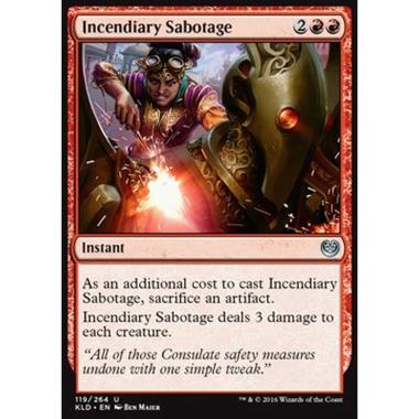 Incendiary Sabotage - Sabotaggio Incendiario - [KLD] [NM]