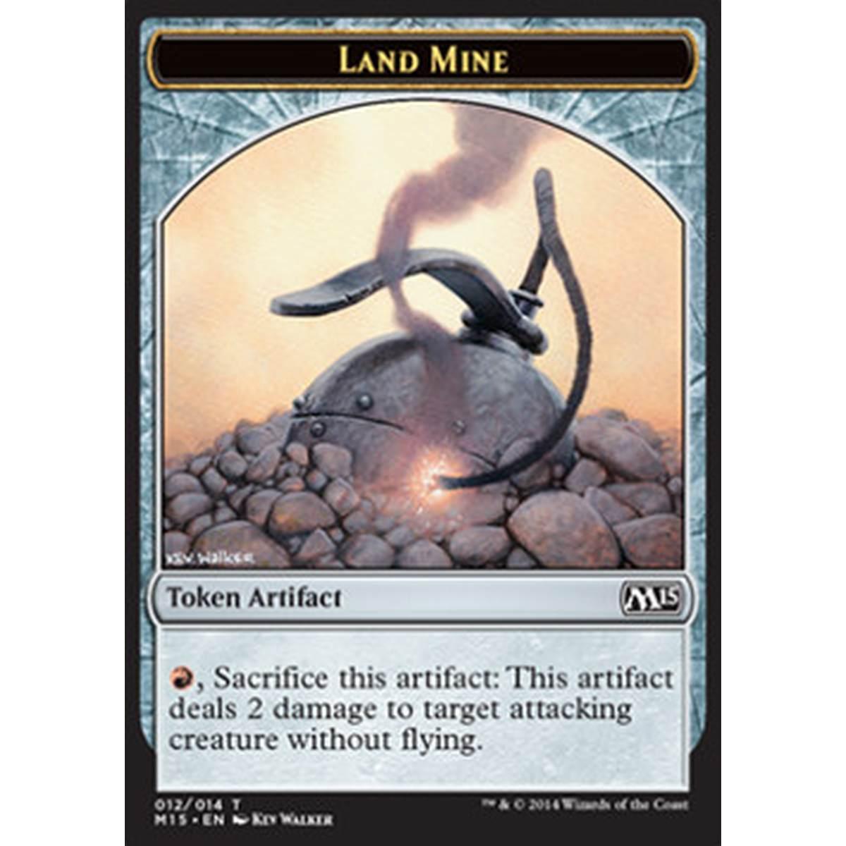 Land Mine Token (Artifact) - Land Mine Token (Artifact) - [M15] [NM]