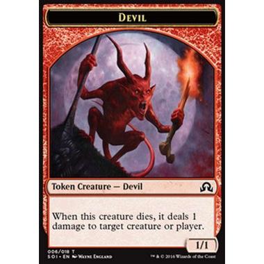 Devil Token (Red 1/1) - Devil Token (Red 1/1) - [SOI] [NM]
