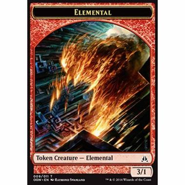 Elemental Token (Red 3/1) - Elemental Token (Red 3/1) - [OGW] [NM]