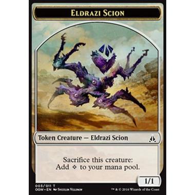 Eldrazi Scion Token (Colorless 1/1) (V.3) - Eldrazi Scion Token (Colorless 1/1) (V.3) - [OGW] [NM]