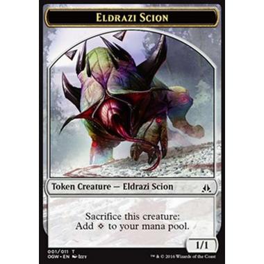 Eldrazi Scion Token (Colorless 1/1) (V.1) - Eldrazi Scion Token (Colorless 1/1) (V.1) - [OGW] [NM]