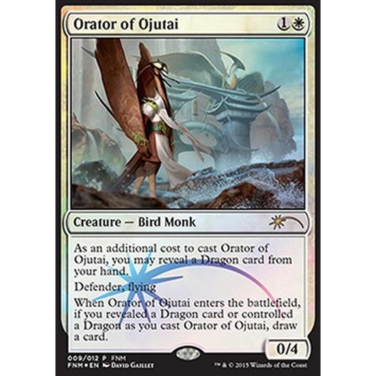 Orator of Ojutai - Oratore di Ojutai - [FNM] [NM] [Foil]