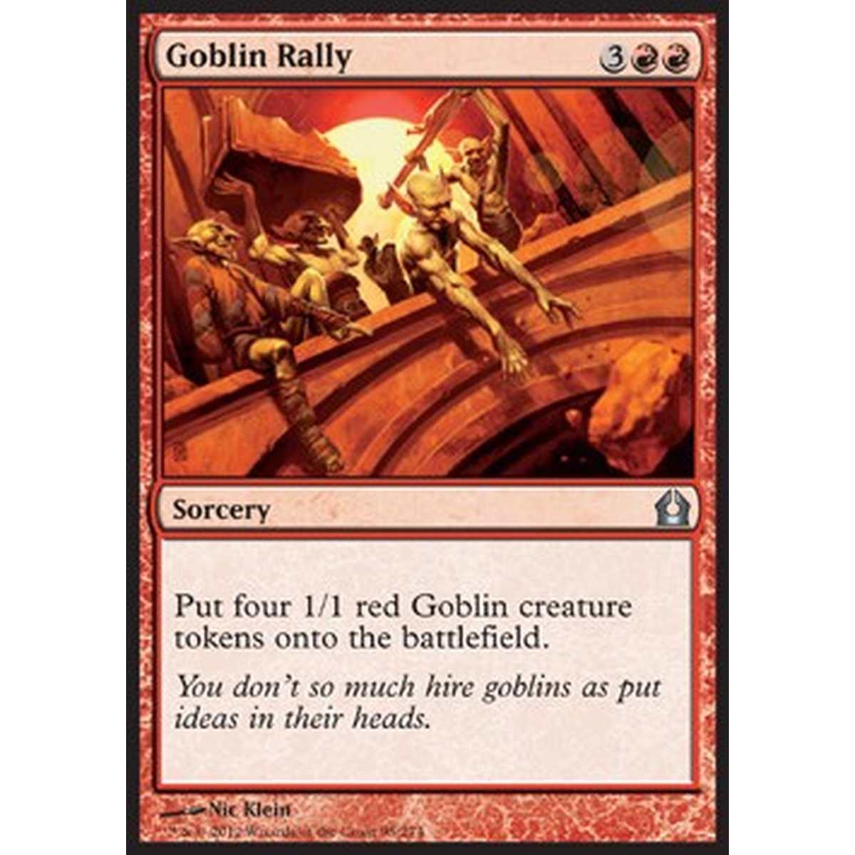 Goblin Rally - Adunata Goblin - [RTR] [NM]