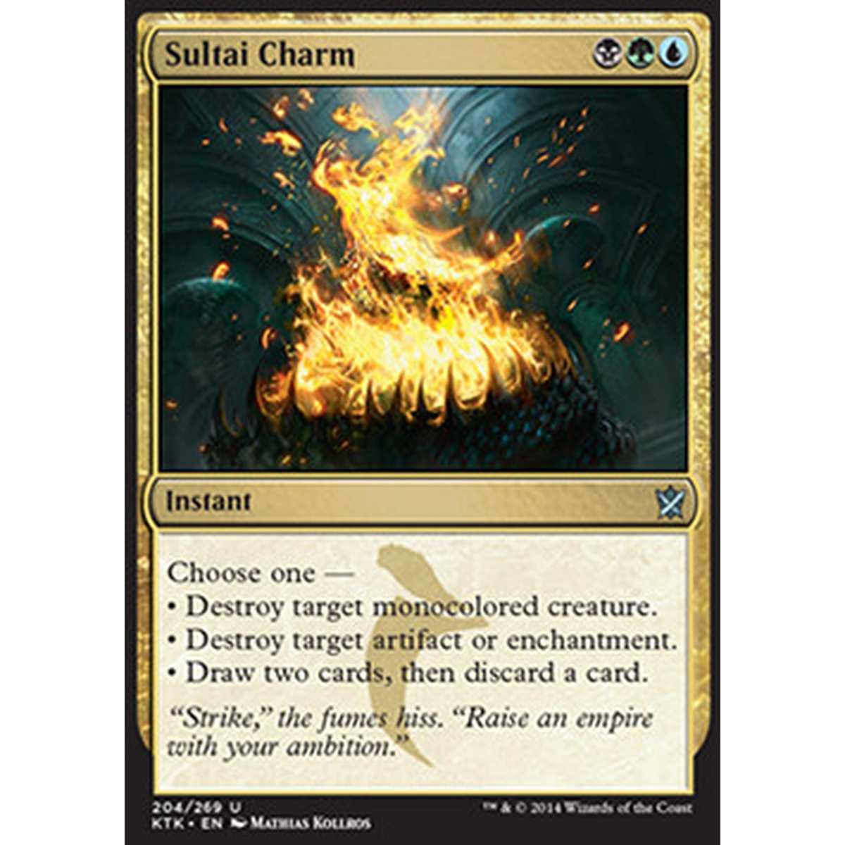 Sultai Charm - Talismano Sultai - [KTK] [NM]