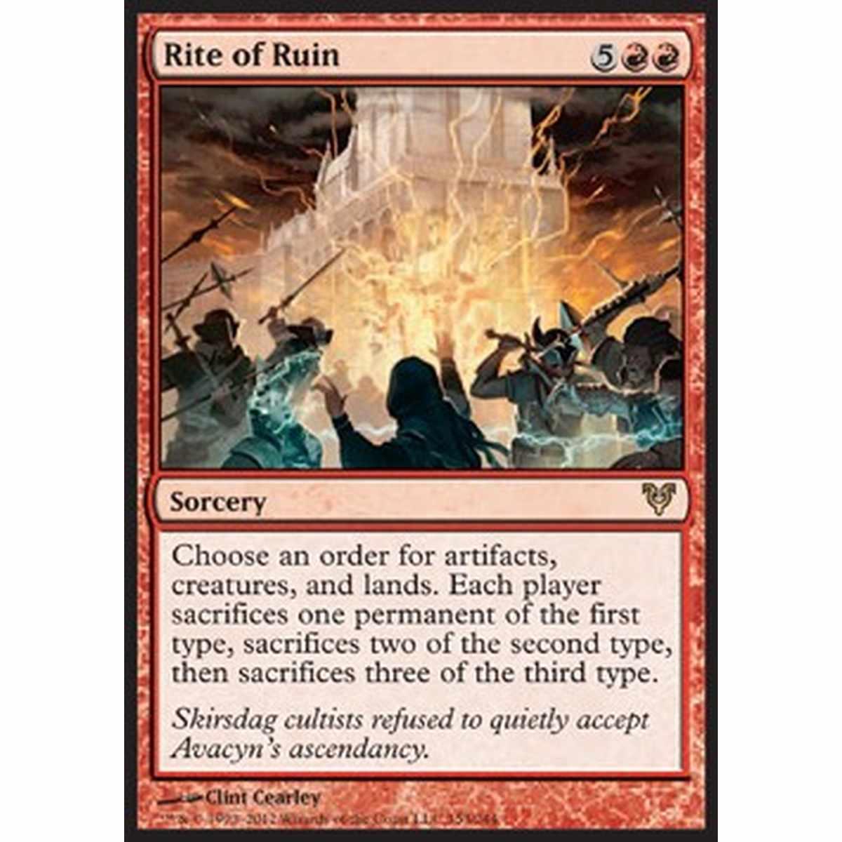 Rite of Ruin - Rituale della Rovina - [AVR] [NM]