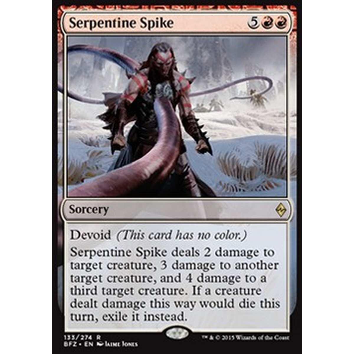 Serpentine Spike - Picca Serpentina - [BFZ] [NM]