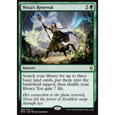 Nissa's Renewal - Rinnovamento di Nissa - [BFZ] [NM]