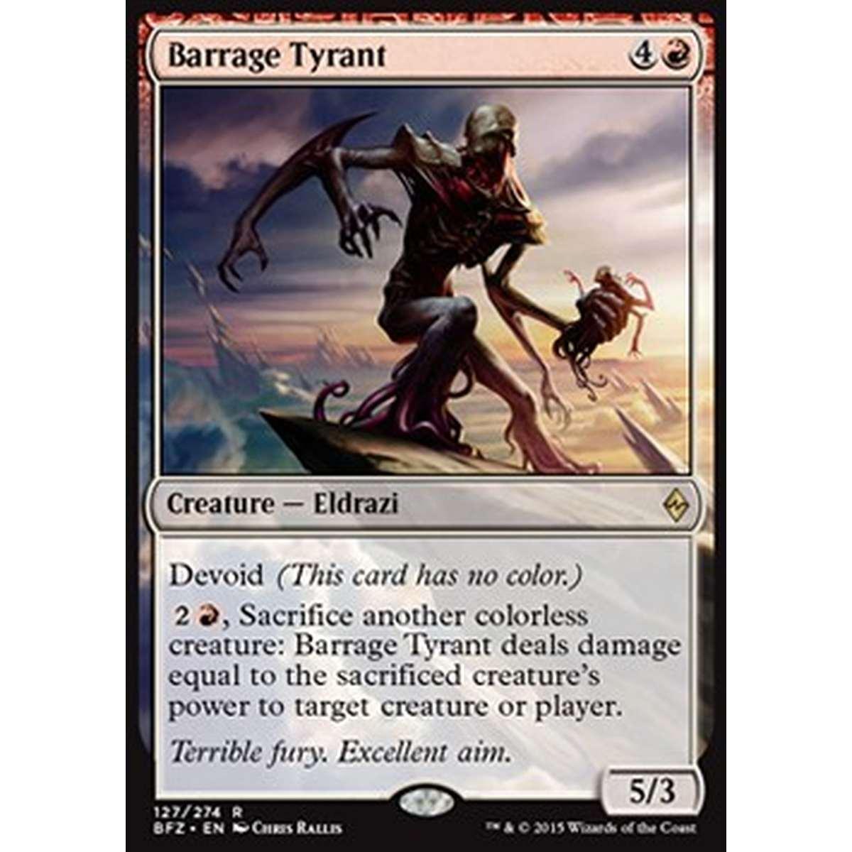 Barrage Tyrant - Tiranno del Bombardamento - [BFZ] [NM]