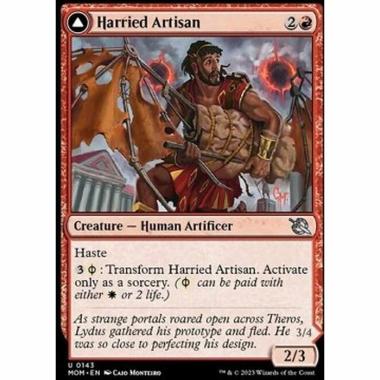 Harried Artisan // Phyrexian Skyflayer - Harried Artisan // Phyrexian Skyflayer - [MOM] [NM]