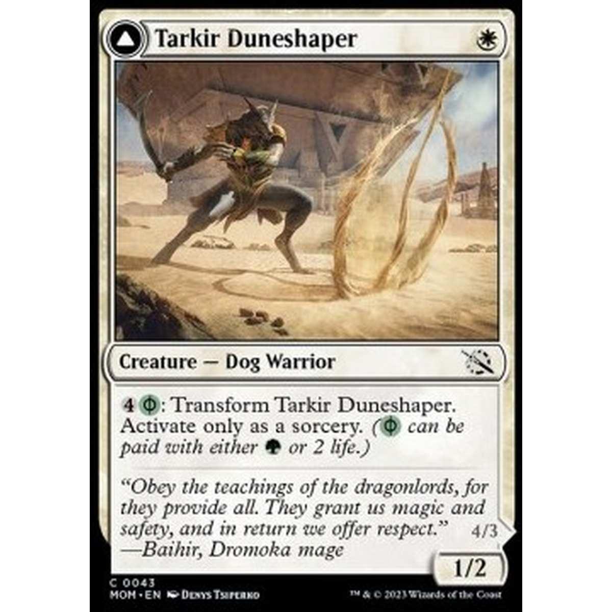 Tarkir Duneshaper // Burnished Dunestomper - Tarkir Duneshaper // Burnished Dunestomper - [MOM] [NM]