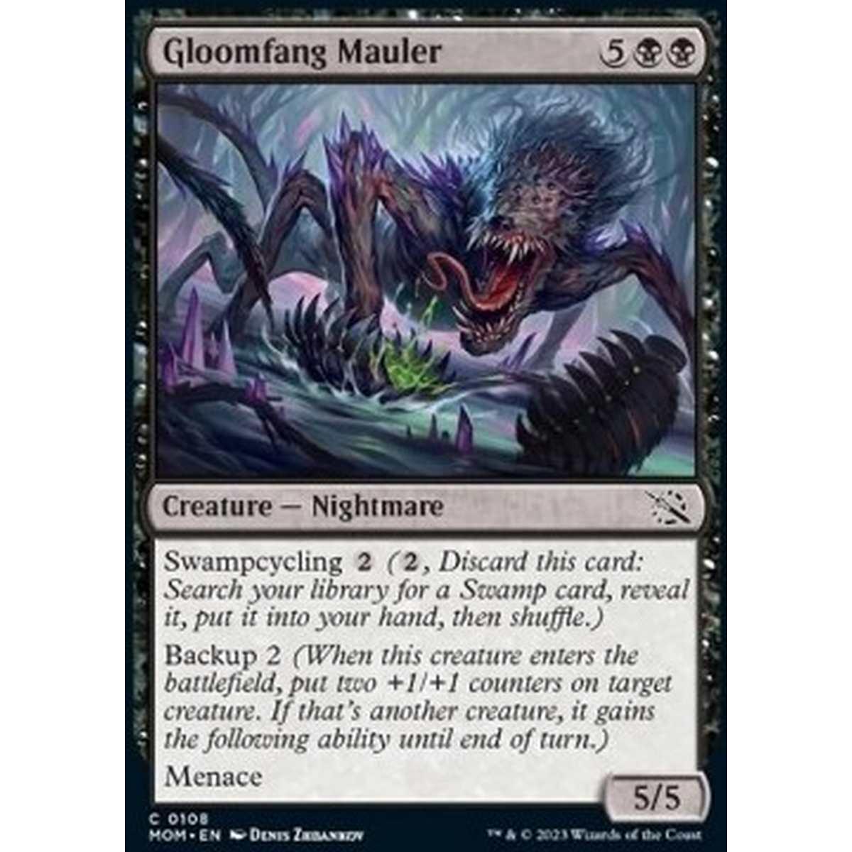 Gloomfang Mauler - Gloomfang Mauler - [MOM] [NM] [Foil]