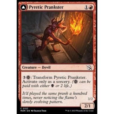 Pyretic Prankster // Glistening Goremonger - Pyretic Prankster // Glistening Goremonger - [MOM] [NM] [Foil]