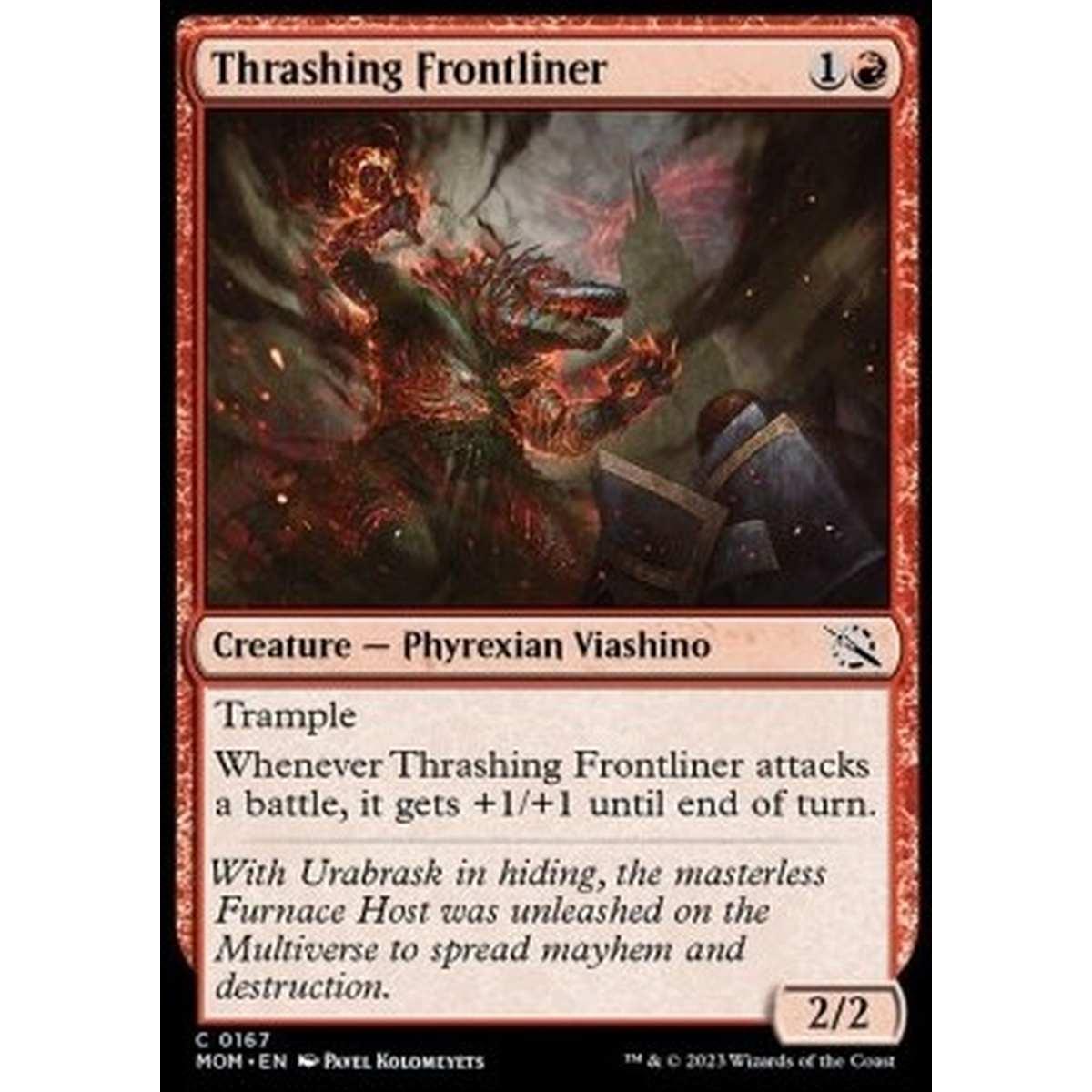 Thrashing Frontliner - Thrashing Frontliner - [MOM] [NM] [Foil]