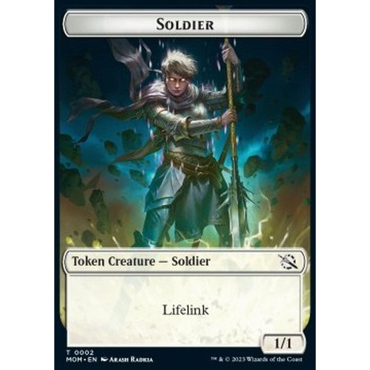 Soldier Token (White 1/1 Lifelink) - Soldier Token (White 1/1 Lifelink) - [XMOM] [NM]