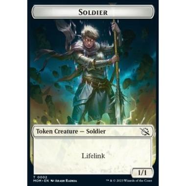Soldier Token (White 1/1 Lifelink) - Soldier Token (White 1/1 Lifelink) - [XMOM] [NM]