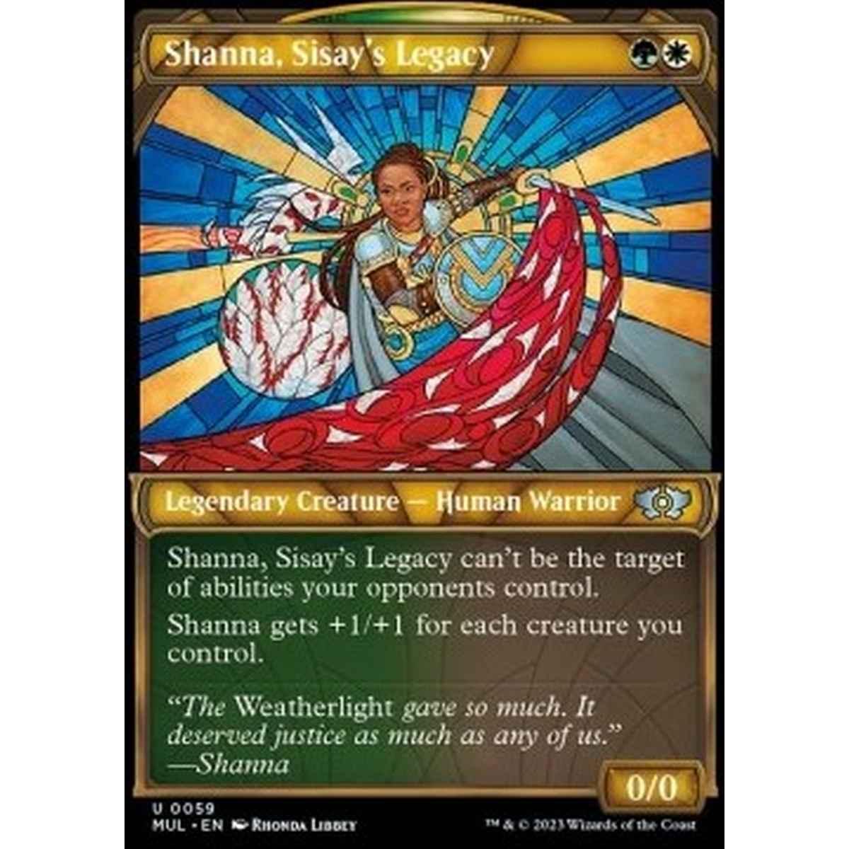 Shanna, Sisay's Legacy (V.1) - Shanna, Sisay's Legacy (V.1) - [MUL] [NM]