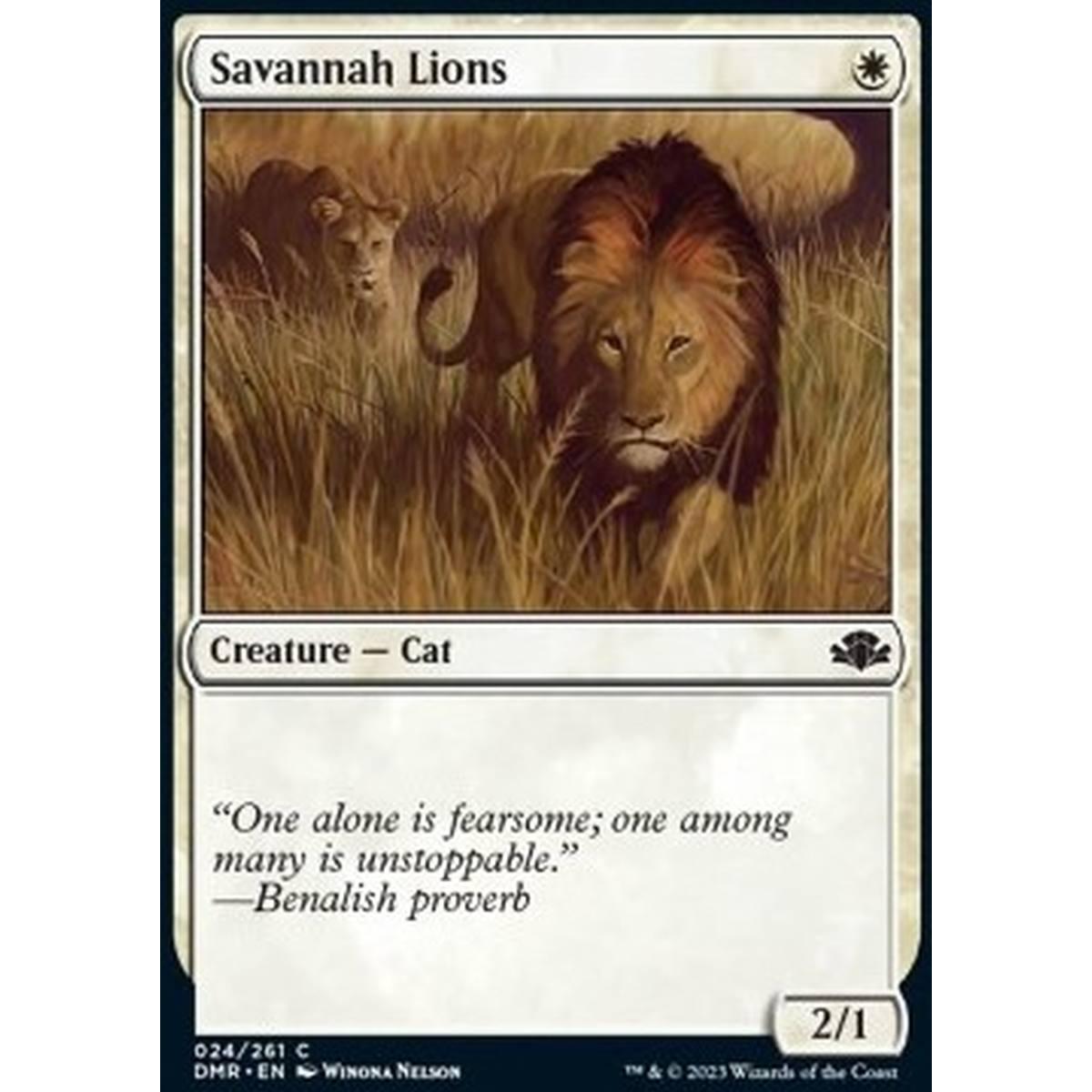 Savannah Lions - Savannah Lions - [DMR] [NM] [Foil]