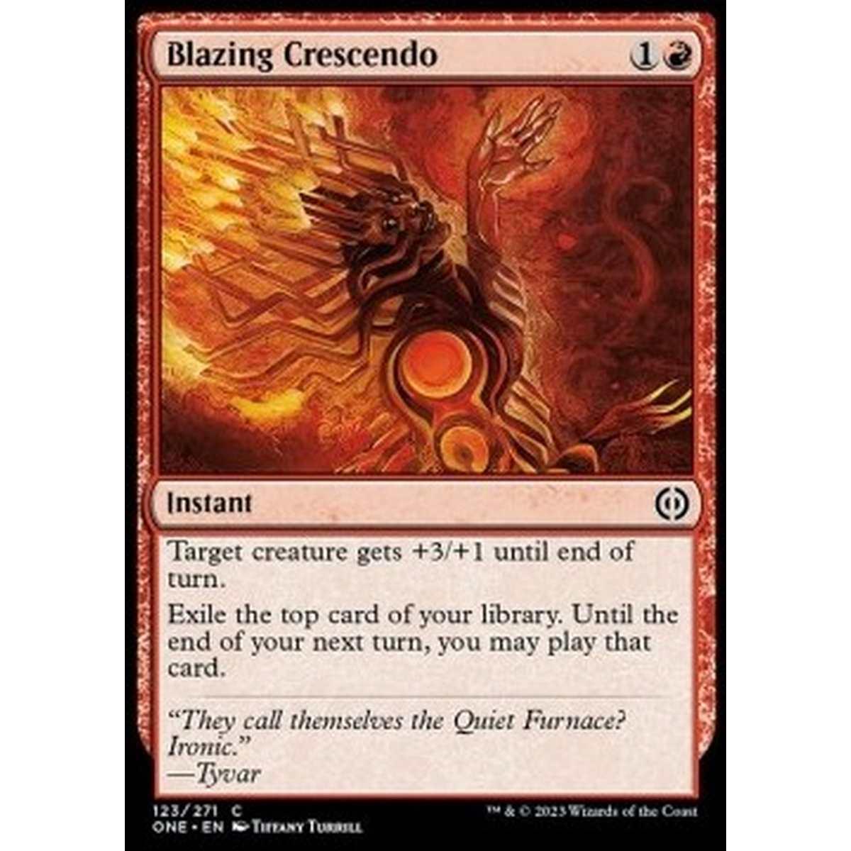 Blazing Crescendo - Blazing Crescendo - [ONE] [NM] [Foil]