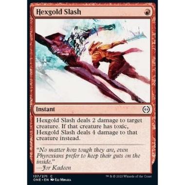 Hexgold Slash - Hexgold Slash - [ONE] [NM] [Foil]