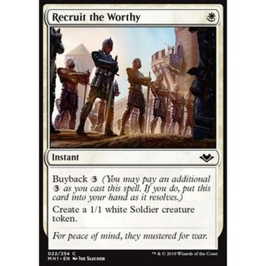Recruit the Worthy - Recruit the Worthy - [MH1] [NM] [Foil]