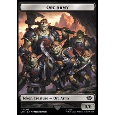 Orc Army Token (Black 0/0) (V.1) - Orc Army Token (Black 0/0) (V.1) - [XLTR] [NM]