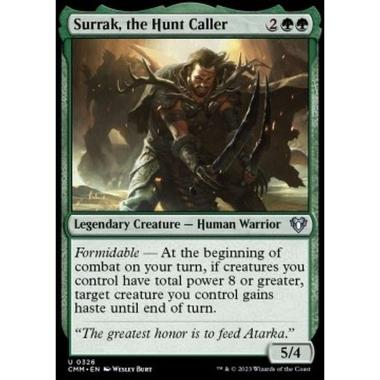 Surrak, the Hunt Caller - Surrak, the Hunt Caller - [CMM] [NM]