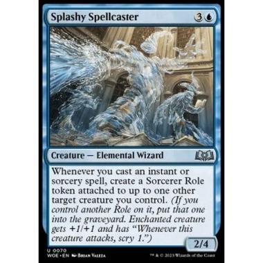Splashy Spellcaster - Splashy Spellcaster - [WOE] [NM]