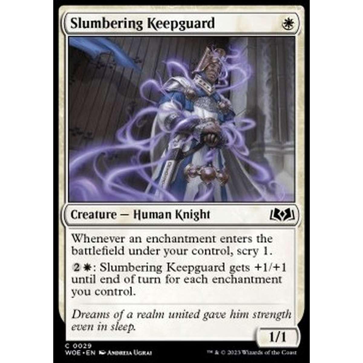 Slumbering Keepguard - Slumbering Keepguard - [WOE] [NM] [Foil]