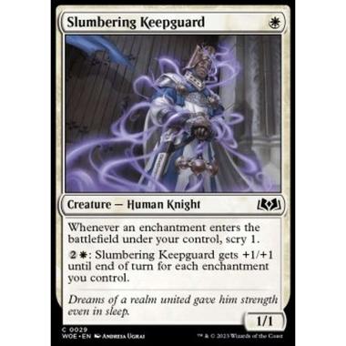 Slumbering Keepguard - Slumbering Keepguard - [WOE] [NM] [Foil]