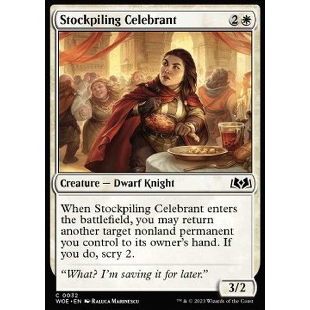 Stockpiling Celebrant - Stockpiling Celebrant - [WOE] [NM] [Foil]