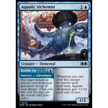 Aquatic Alchemist // Bubble Up - Aquatic Alchemist // Bubble Up - [WOE] [NM] [Foil]