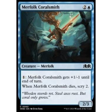 Merfolk Coralsmith - Merfolk Coralsmith - [WOE] [NM] [Foil]