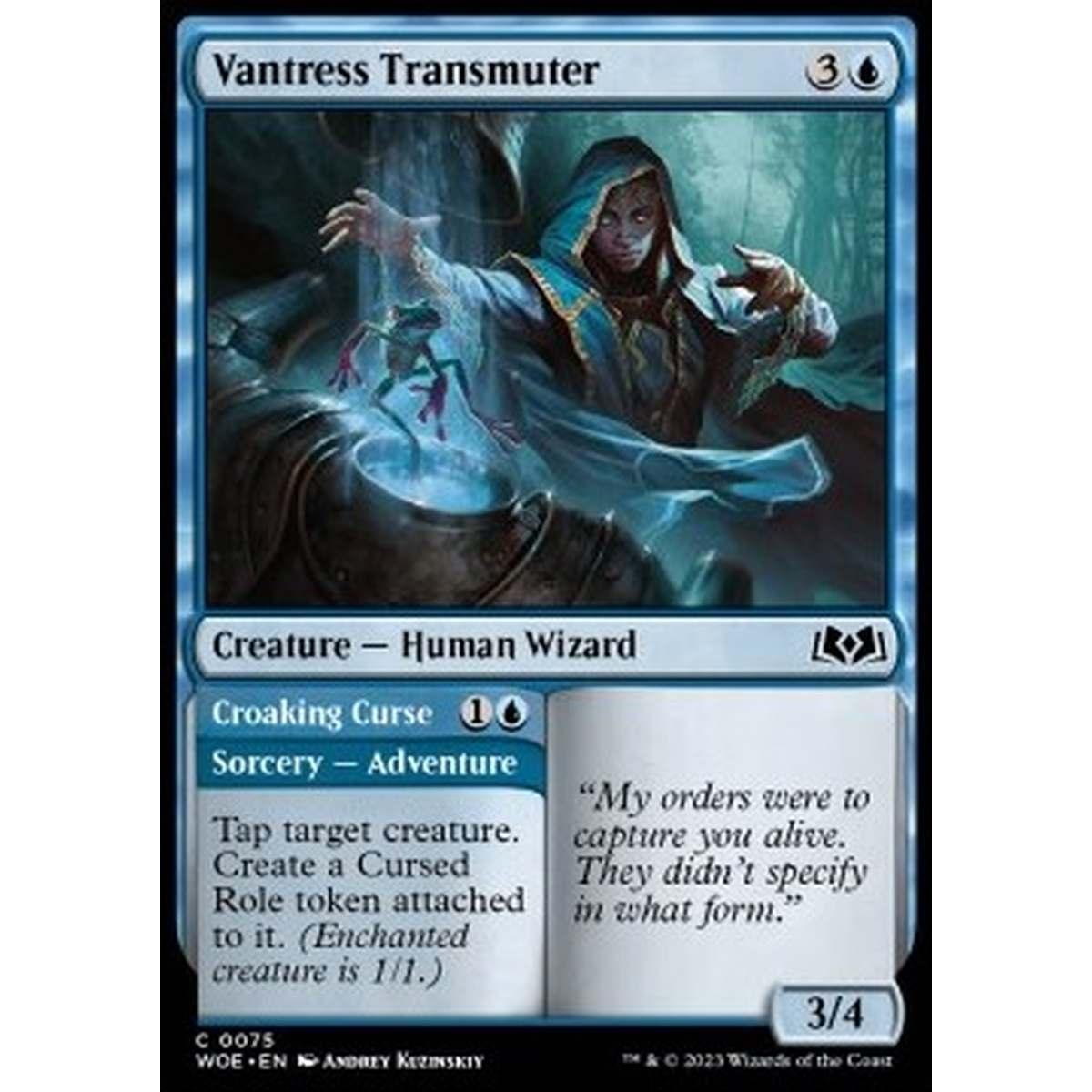 Vantress Transmuter // Croaking Curse - Vantress Transmuter // Croaking Curse - [WOE] [NM] [Foil]