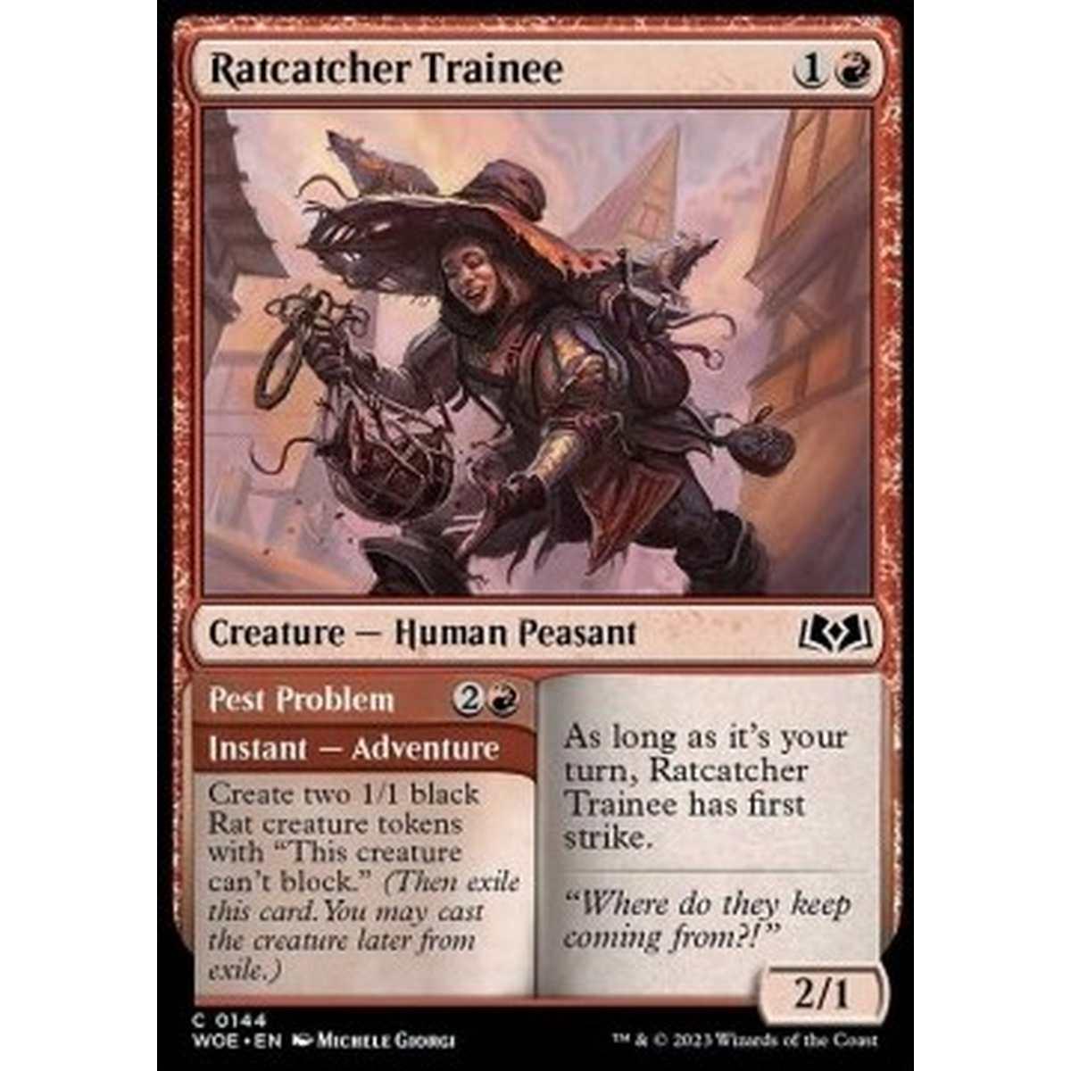 Ratcatcher Trainee // Pest Problem - Ratcatcher Trainee // Pest Problem - [WOE] [NM] [Foil]