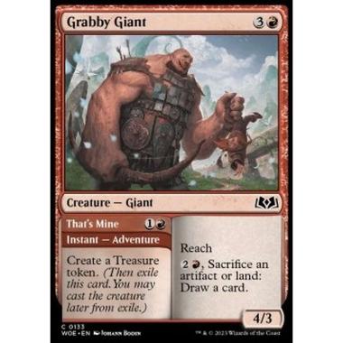 Grabby Giant // That's Mine - Grabby Giant // That's Mine - [WOE] [NM] [Foil]