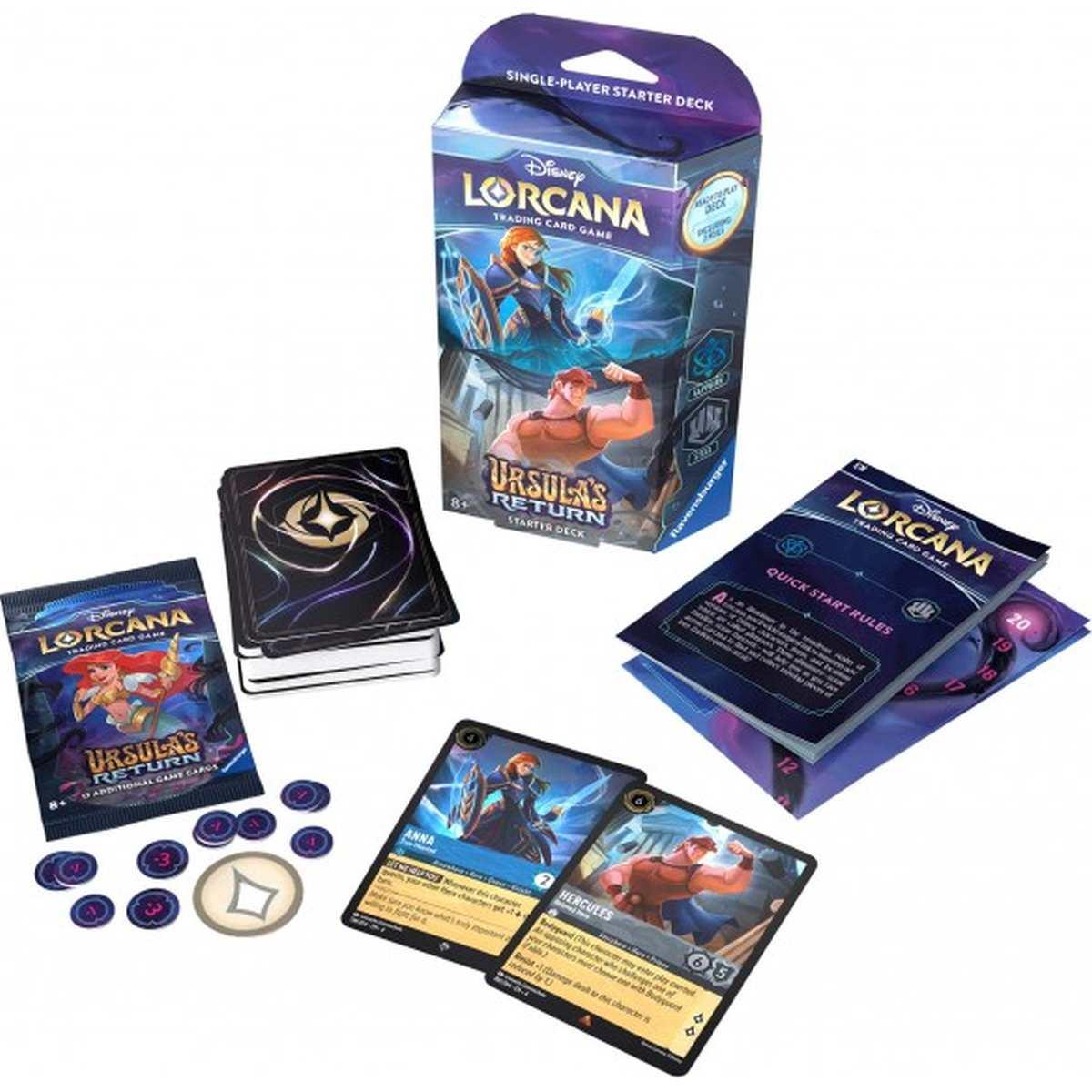 Ursula's Return - Il Ritorno di Ursula - Bundle 2 Mazzi Starter Deck Lorcana ENG
