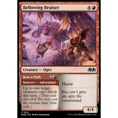 Bellowing Bruiser // Beat a Path - Bellowing Bruiser // Beat a Path - [WOE] [NM] [Foil]