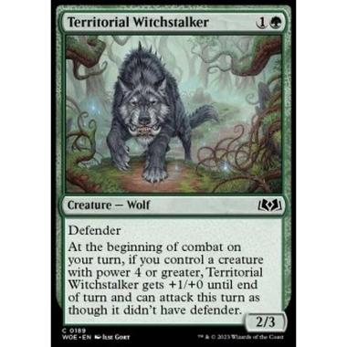 Territorial Witchstalker - Territorial Witchstalker - [WOE] [NM] [Foil]