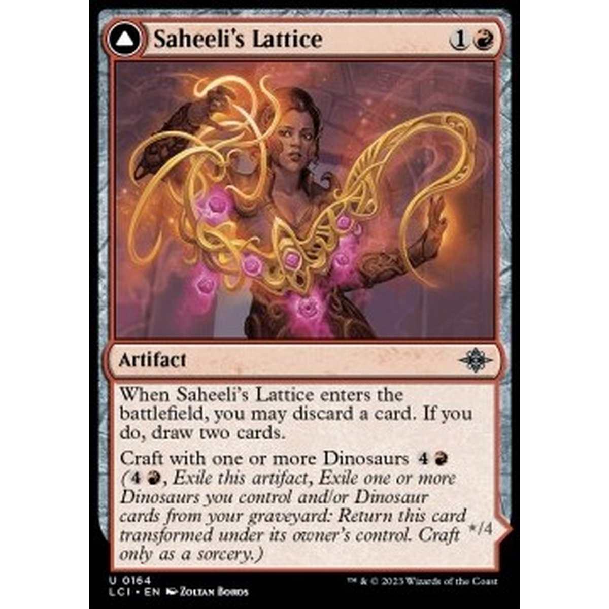 Saheeli's Lattice // Mastercraft Raptor - Saheeli's Lattice // Mastercraft Raptor - [LCI] [NM]