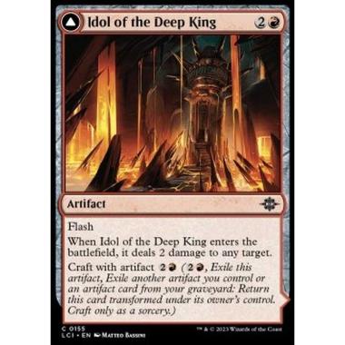 Idol of the Deep King // Sovereign's Macuahuitl - Idol of the Deep King // Sovereign's Macuahuitl - [LCI] [NM] [Foil]