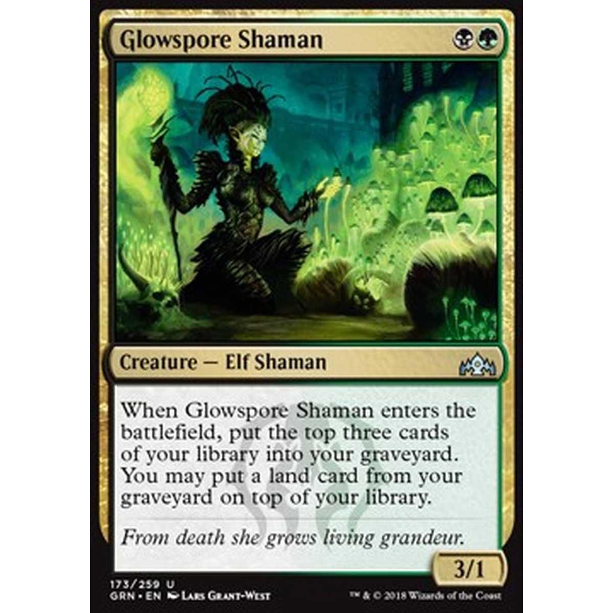Glowspore Shaman - Sciamana delle Lumispore - [GRN] [NM]