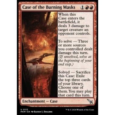 Case of the Burning Masks - Case of the Burning Masks - [MKM] [NM]