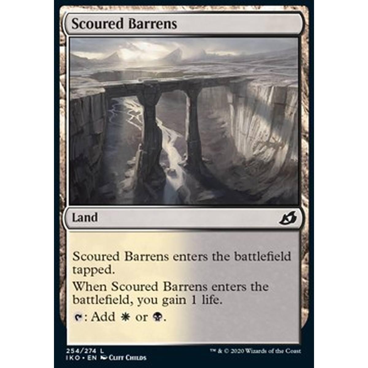 Scoured Barrens - Scoured Barrens - [IKO] [NM]