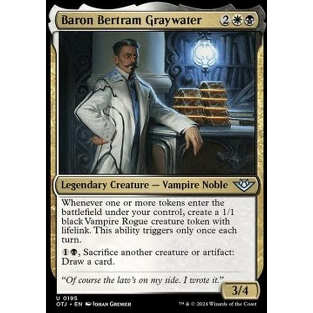 Baron Bertram Graywater - Baron Bertram Graywater - [OTJ] [NM]