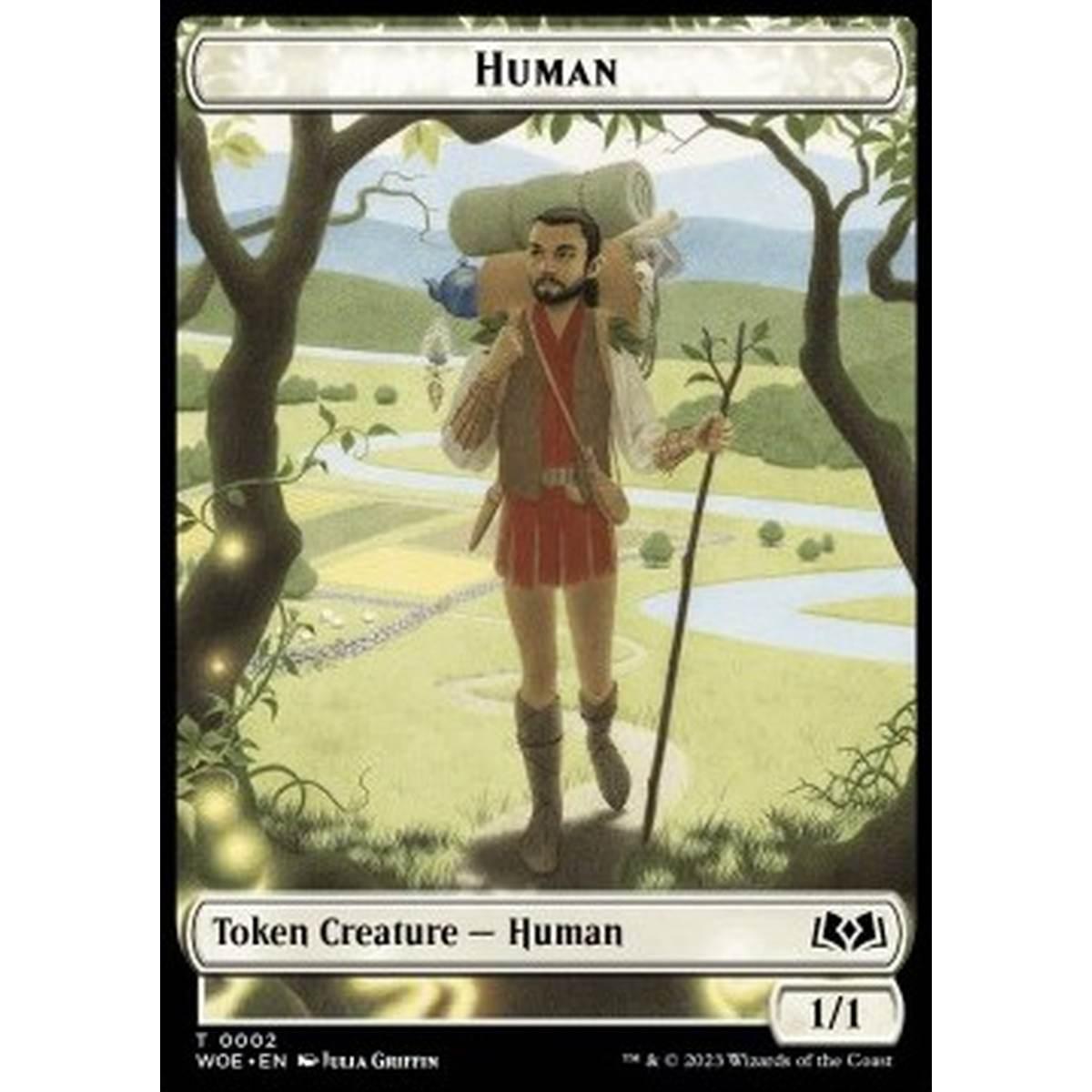 Human Token (White 1/1) - Human Token (White 1/1) - [XWOE] [NM]