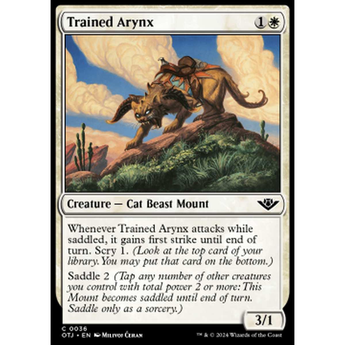 Trained Arynx - Trained Arynx - [OTJ] [NM] [Foil]